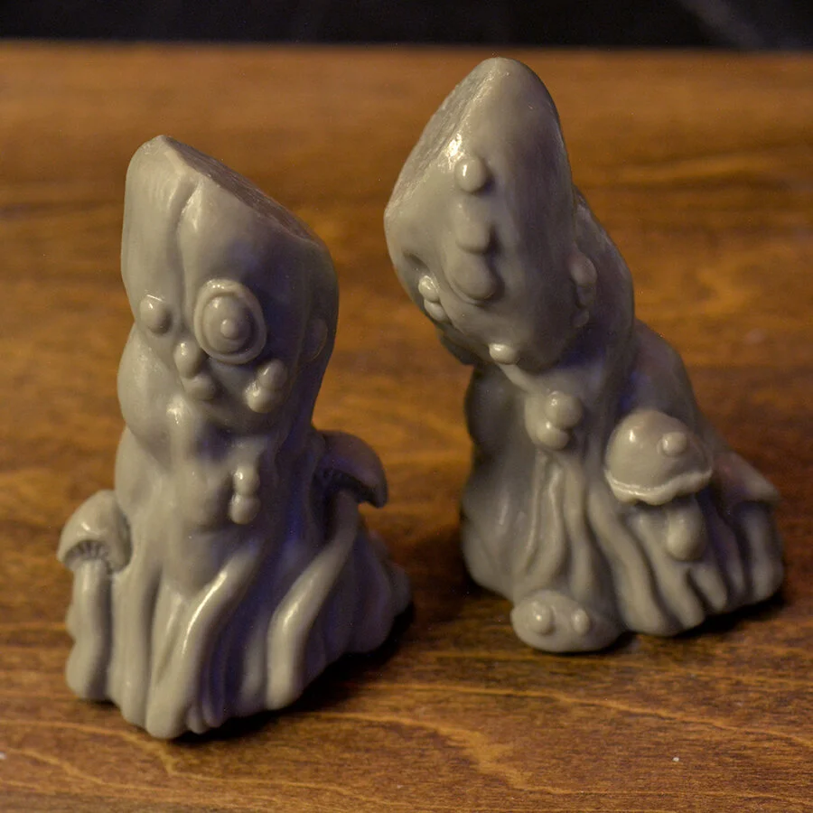 ソフビ◆ WONDER GOBLIN / SKINNER Fungoid Man Wonder Goblin x Skinner Maui Wowie Fungoid Man Sofubi Art